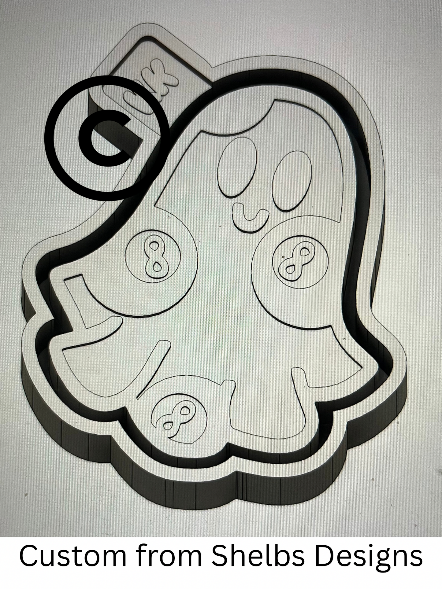 8 Ball Ghost Mold