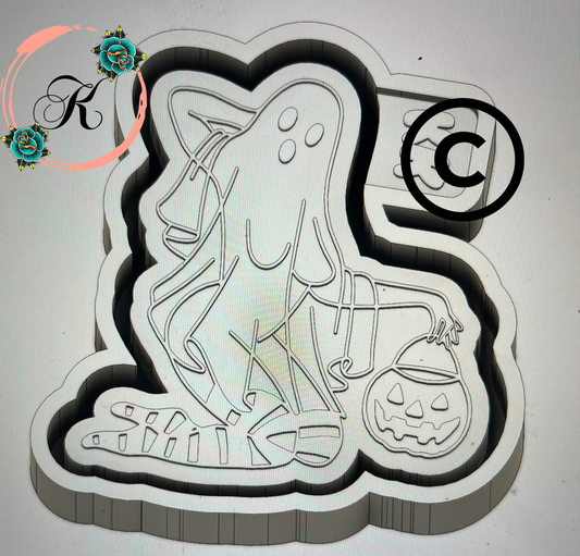 Ghost Pin Up Girl Mold