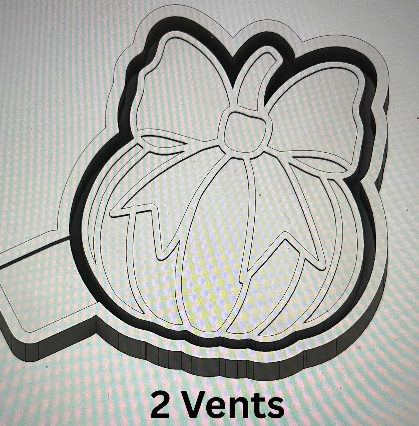 Pumpkin With Bow Vents
