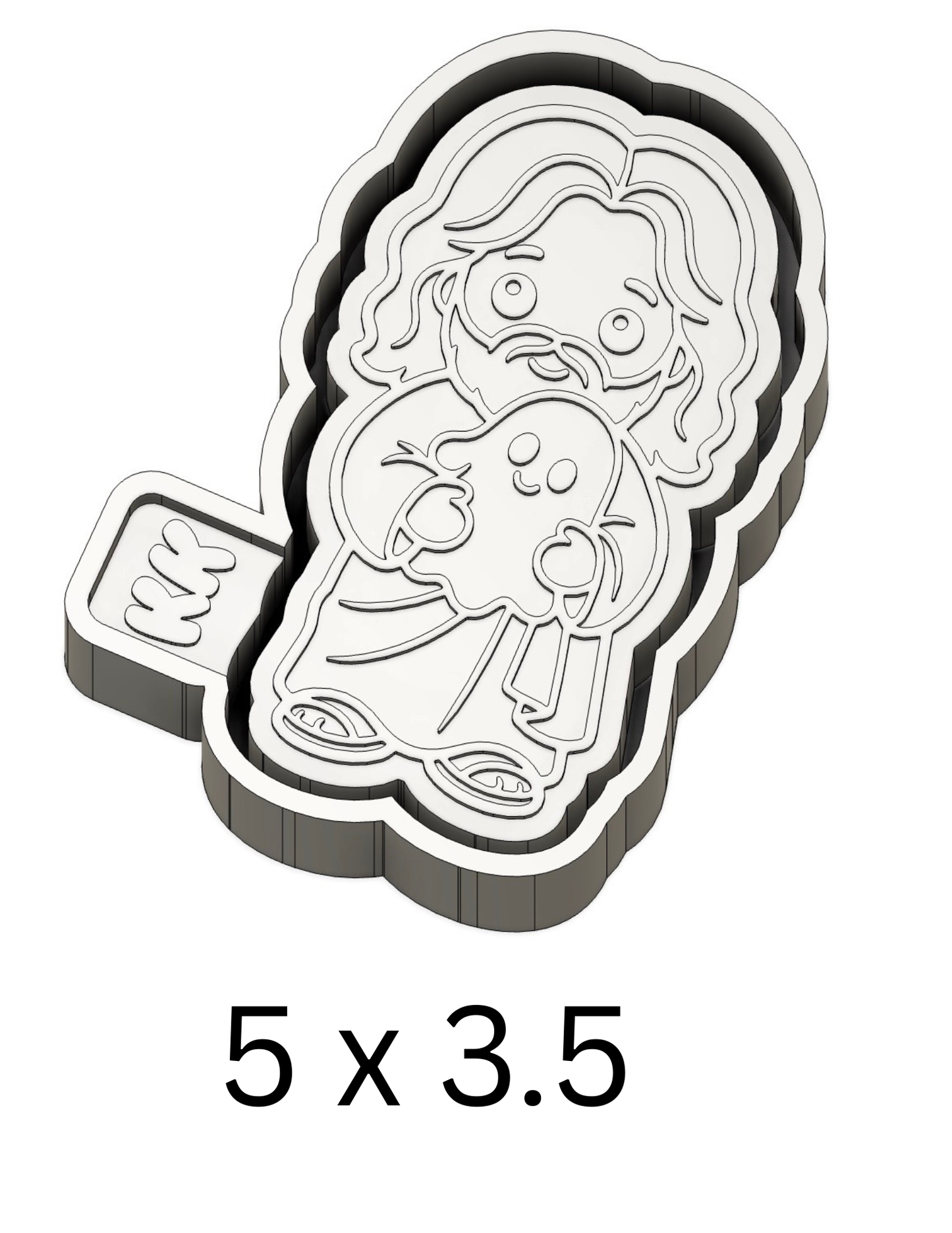 Jesus Holding Ghost Mold