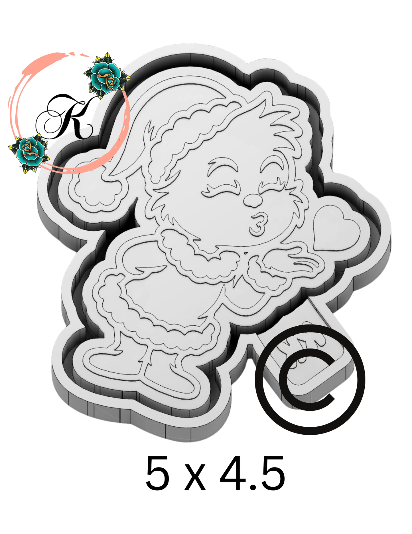 Baby G Blowing Kiss Mold
