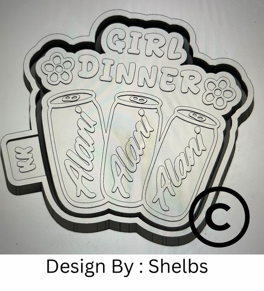 Girl Diner Mold