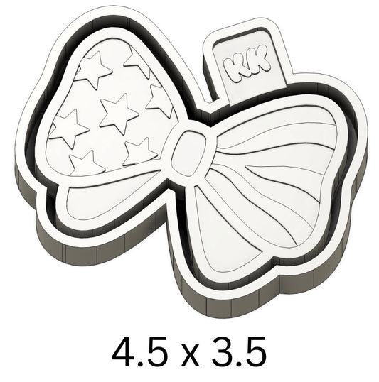 Patriotic Bow Mold