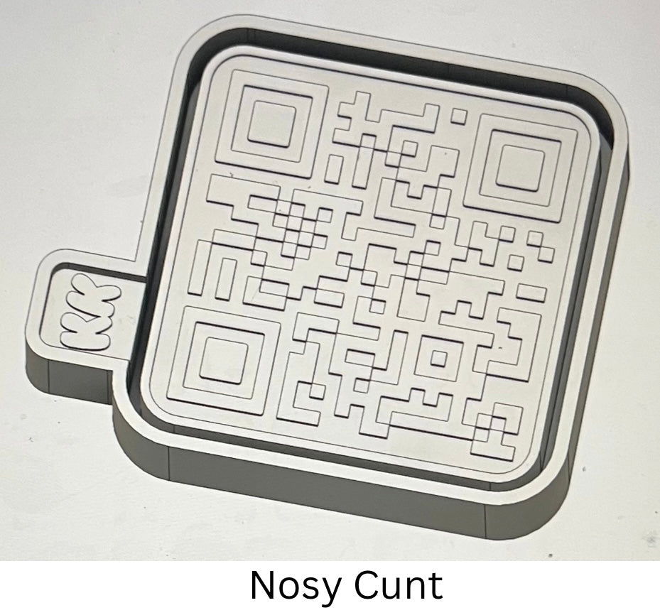 QR Code Nosy Cunt Mold