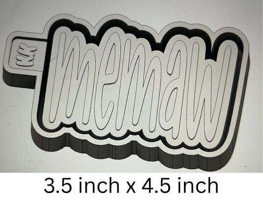 MeMaw (Preppy) Mold