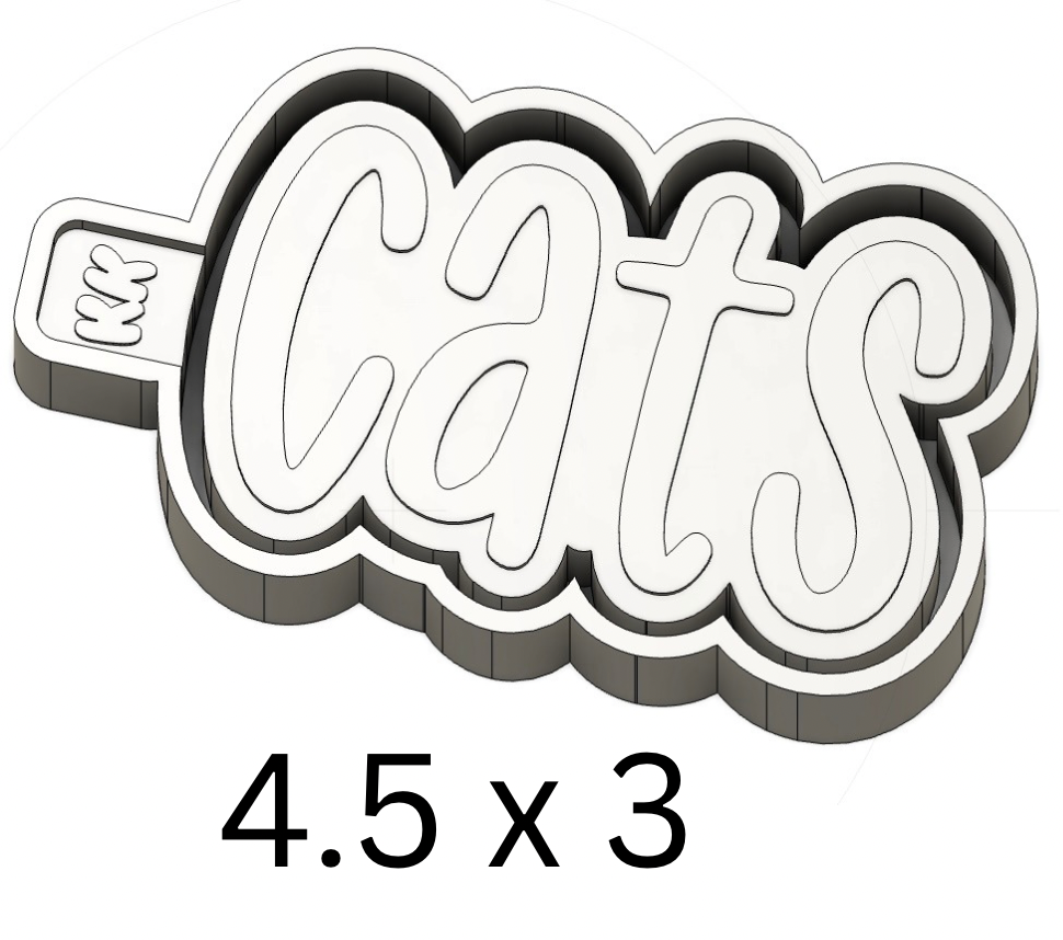 Cats (preppy) Mold