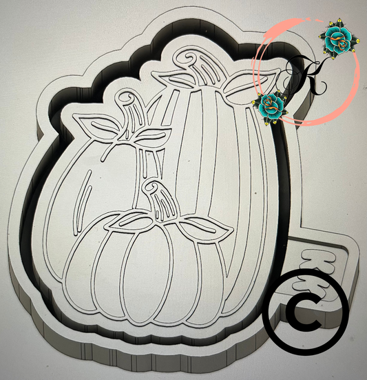 3 Pumpkins Mold