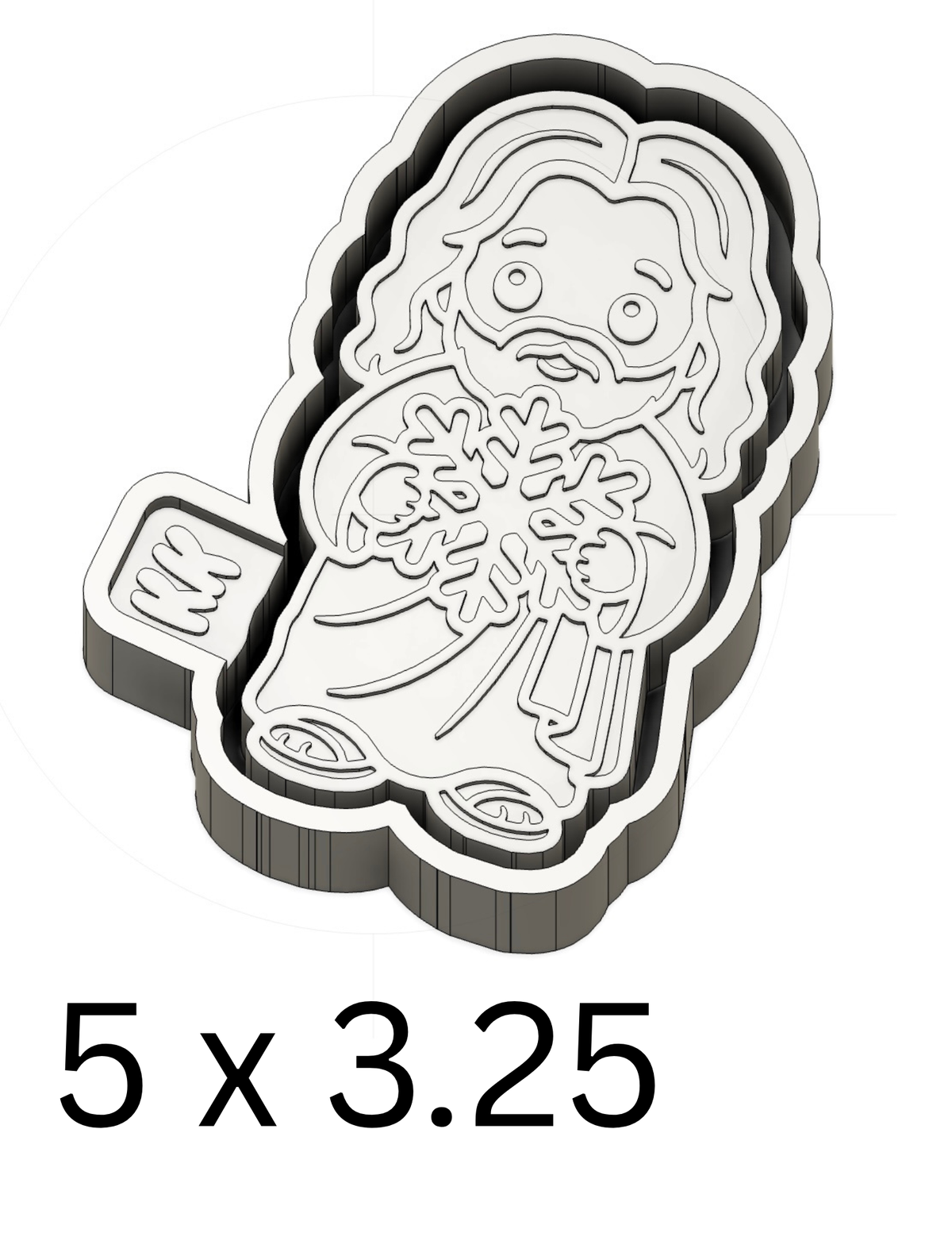 Jesus and Snowflake Mold