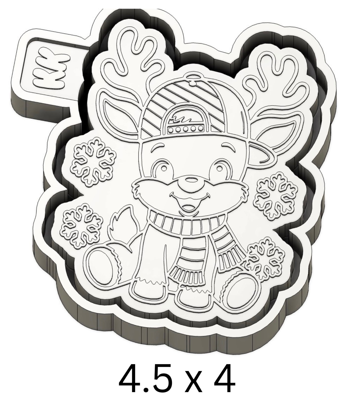 Boy Reindeer Mold