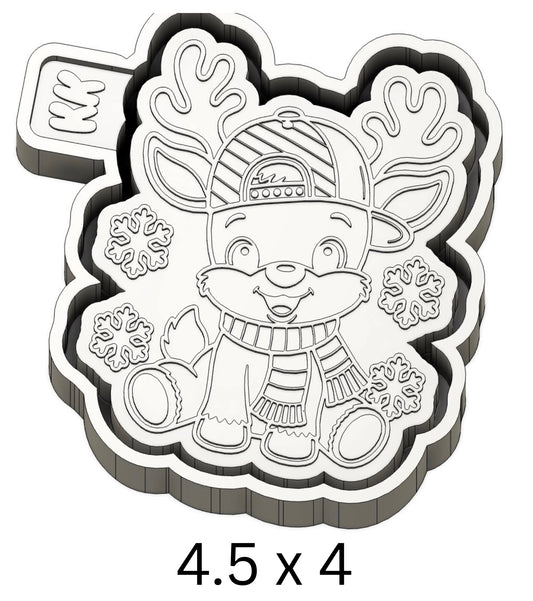 Boy Reindeer Mold