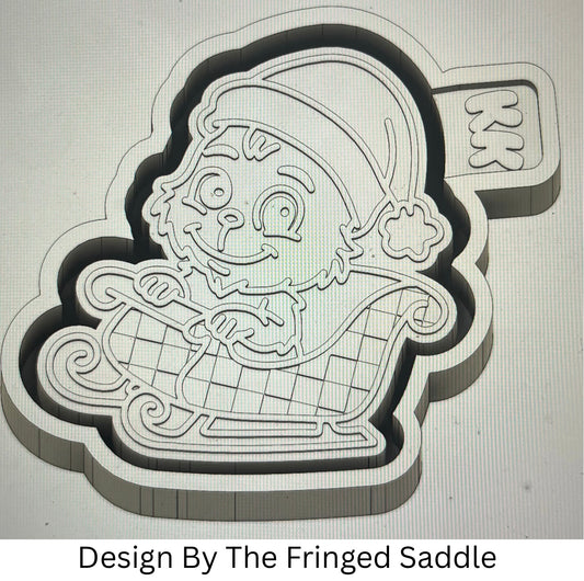 Baby G in Sleigh Mold