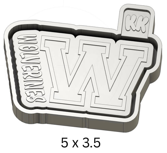 W Wolverines Mold