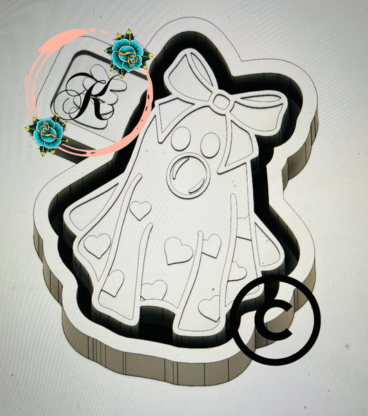 Heart Ghost Mold