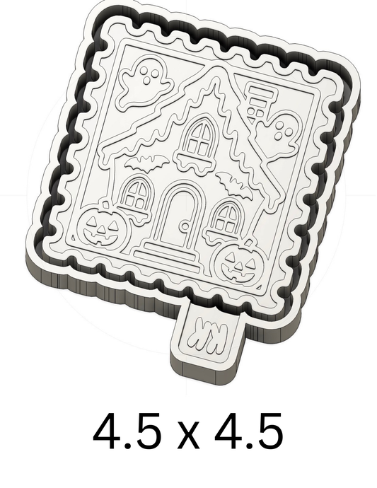 Haunted House Stamp Mold