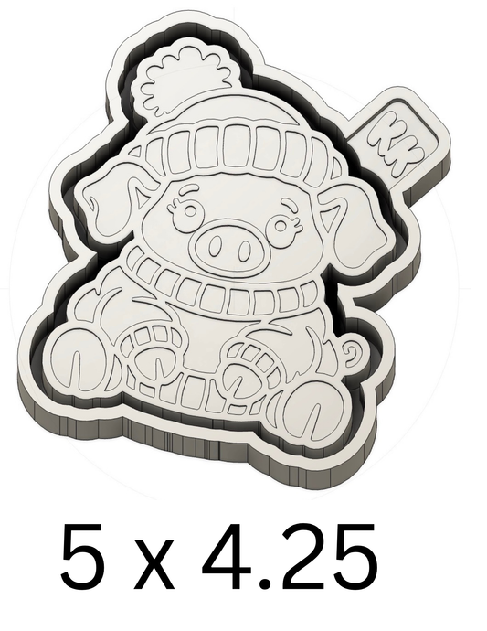 Winter Pig Mold