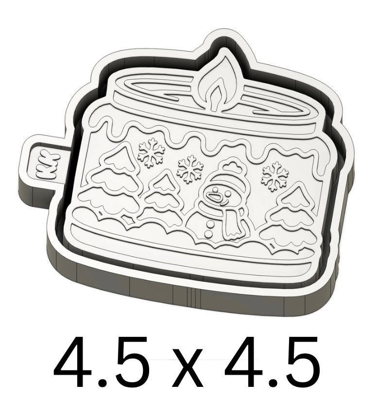 Winter Candle Mold