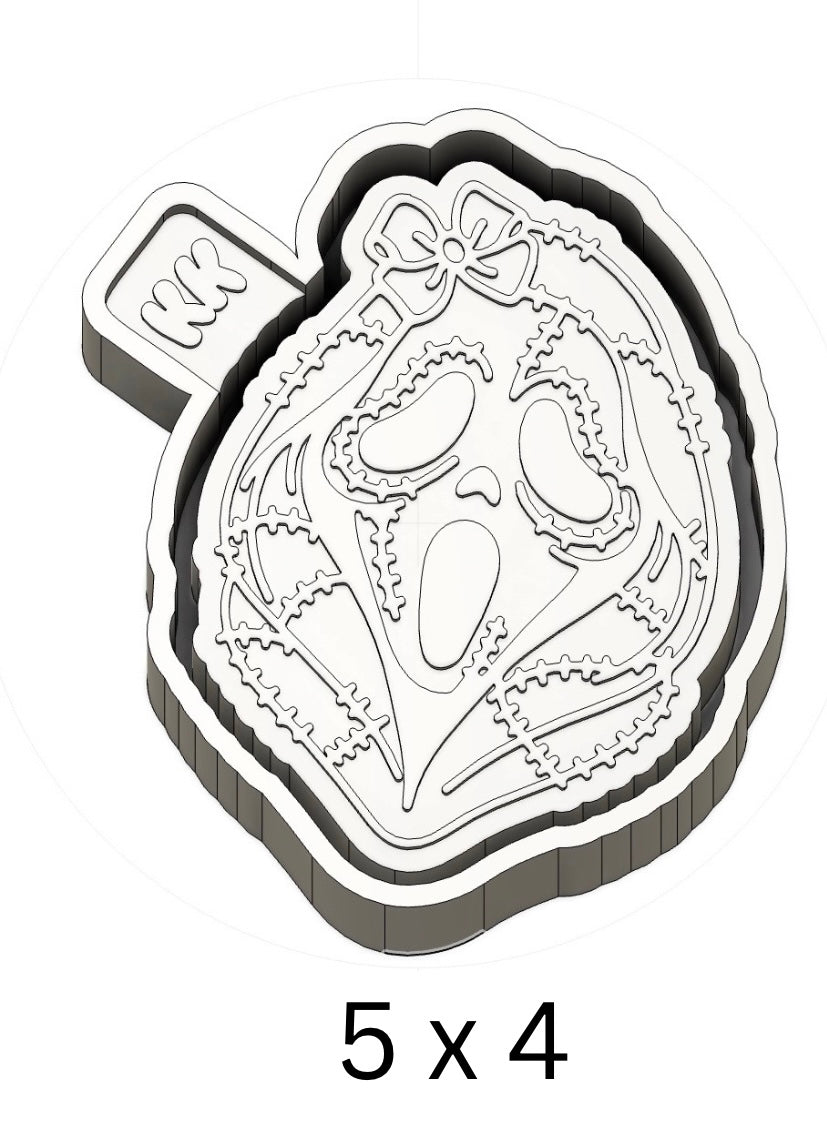Patchwork Scream Mold