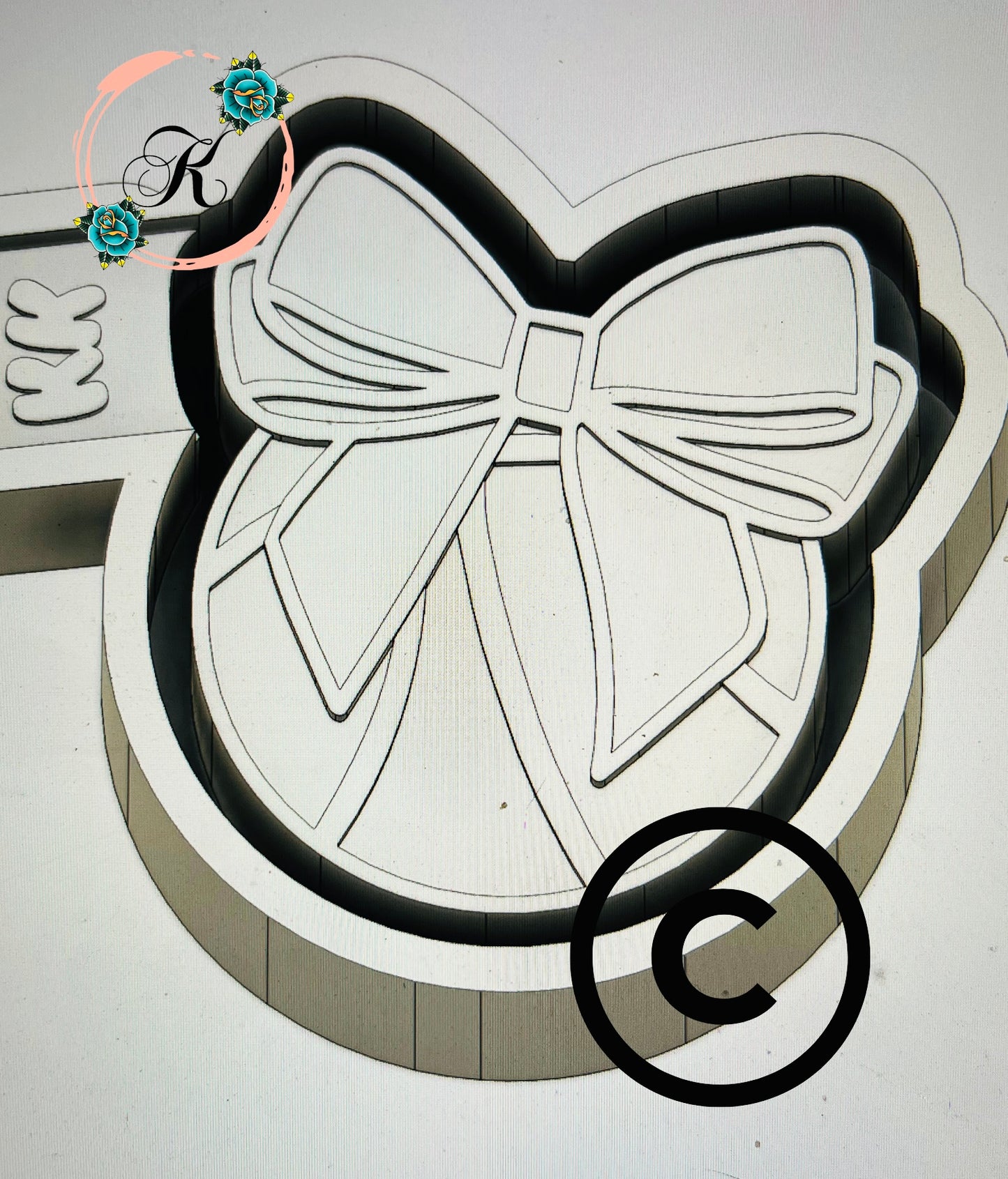 Basketball With Bow Mold