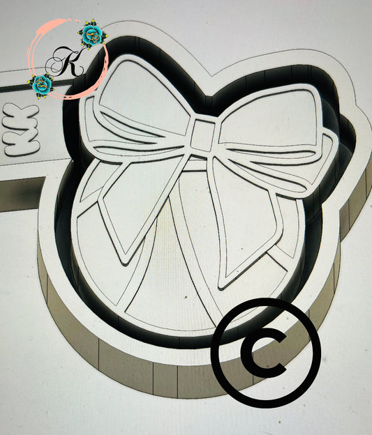 Basketball With Bow Mold