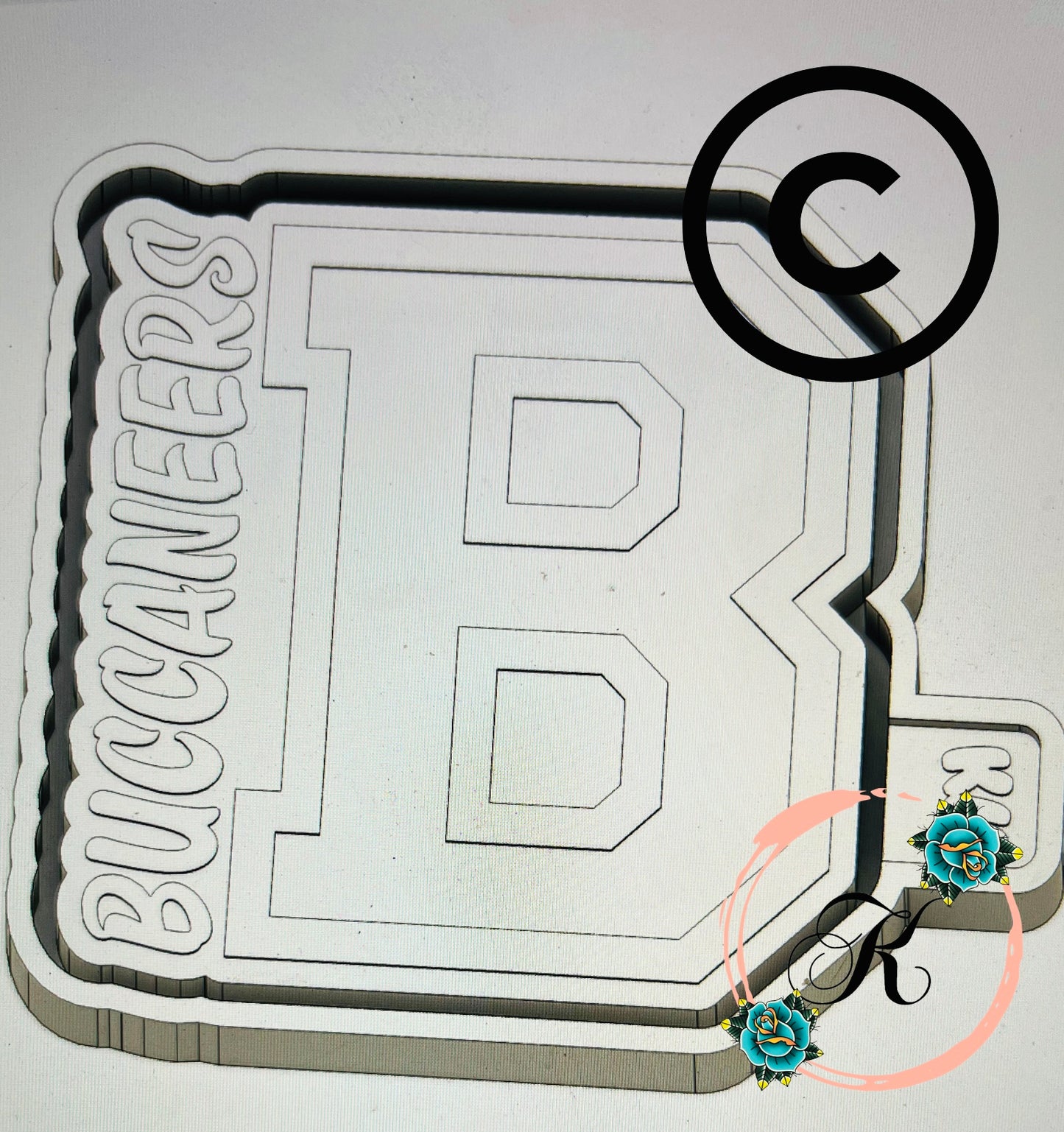 B Buccaneers Mold