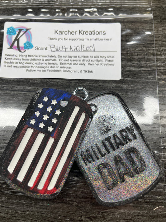 Military Dad….Butt Naked