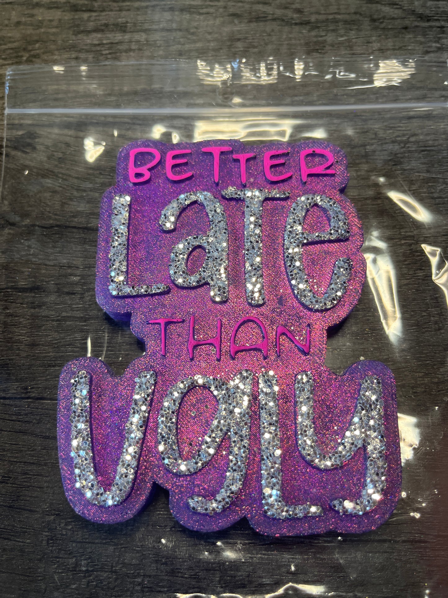 Better Late Than Ugly—Leather