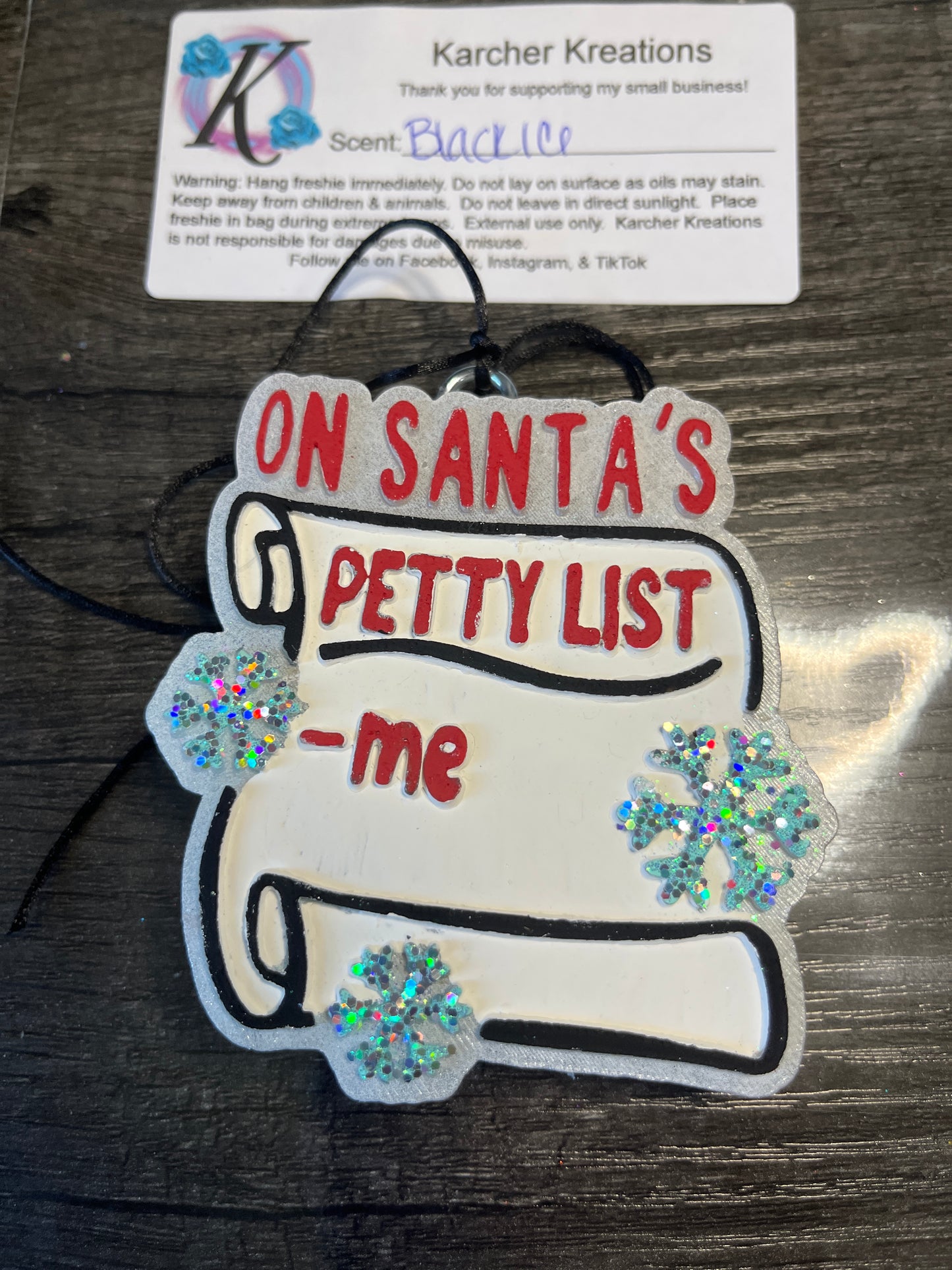 Santa’s Petty List- Black Ice