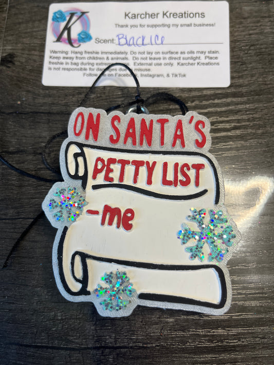 Santa’s Petty List- Black Ice
