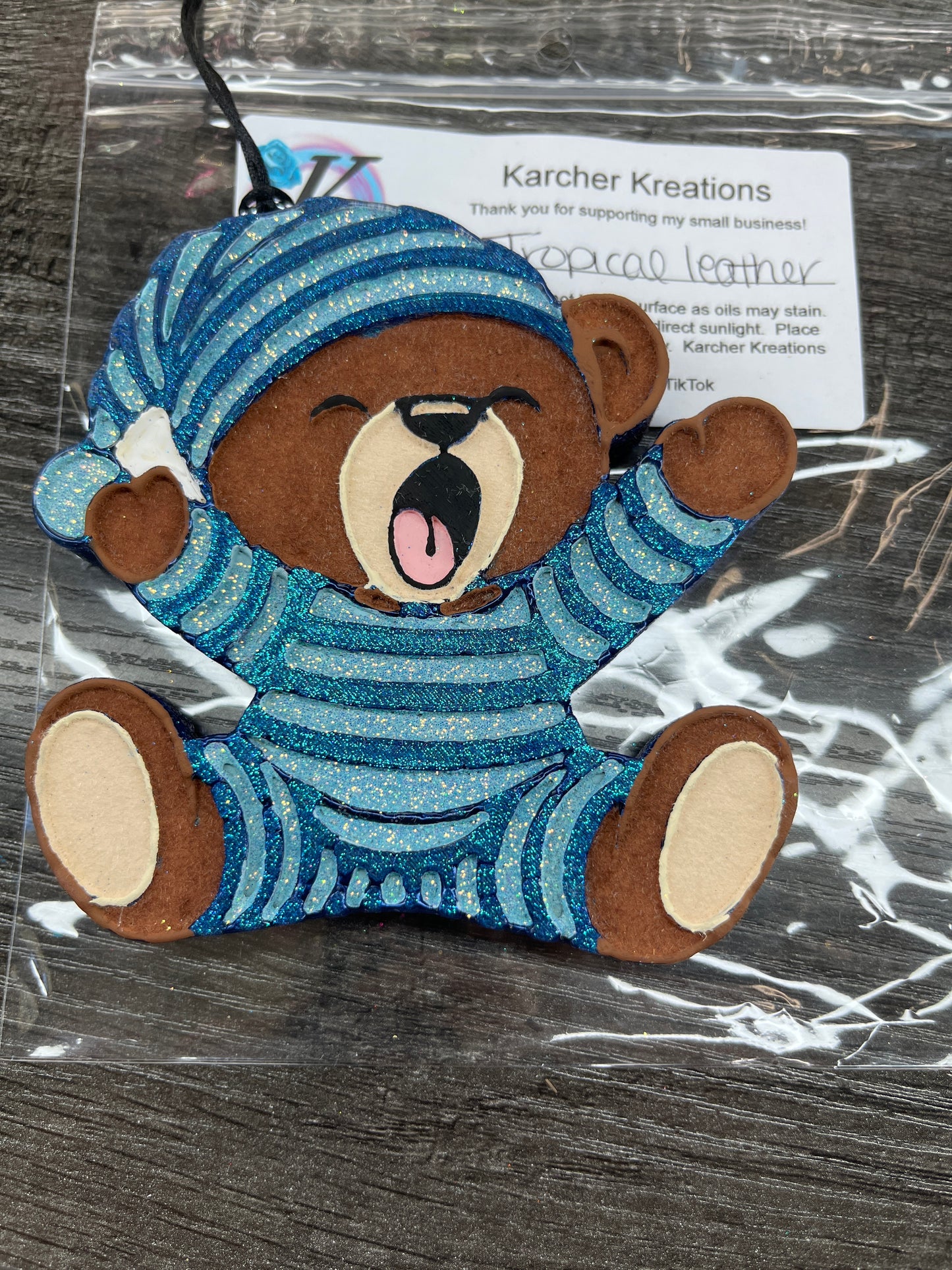 Sleepy Bear— Tropical Leather