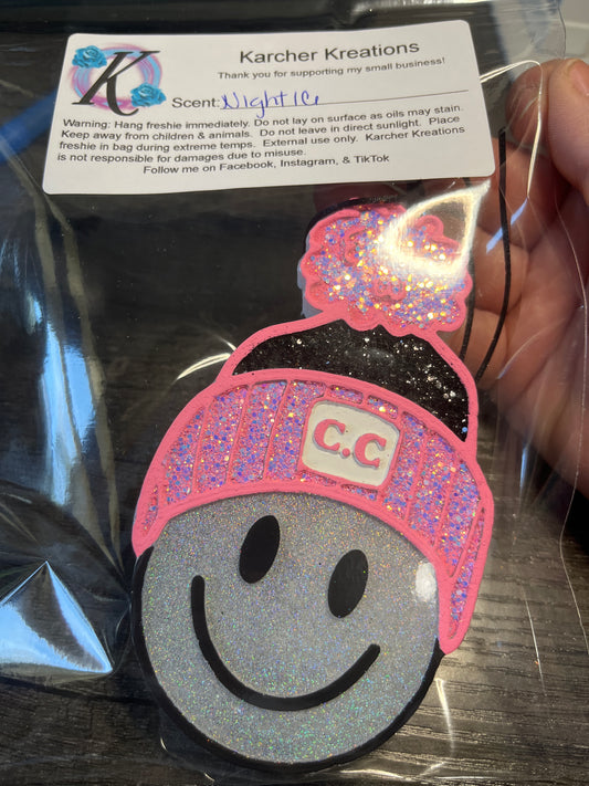 Happy Beanie- night ice