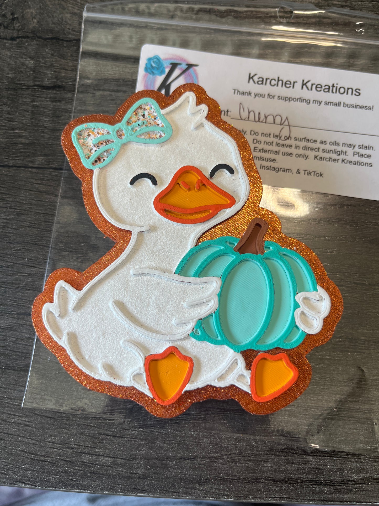 Goose with Pimpkin…… Cherry