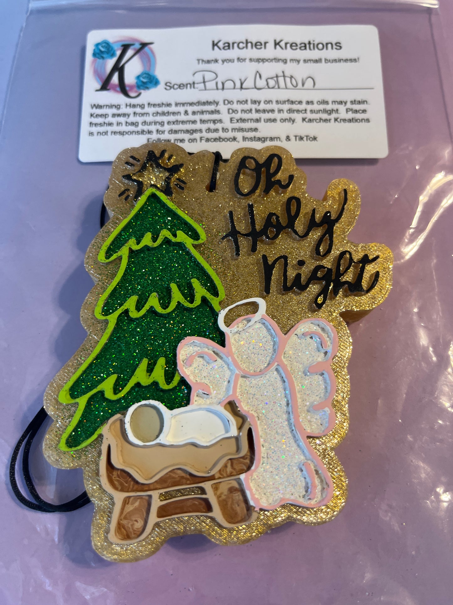 Oh Holy Night- Pink Cotton