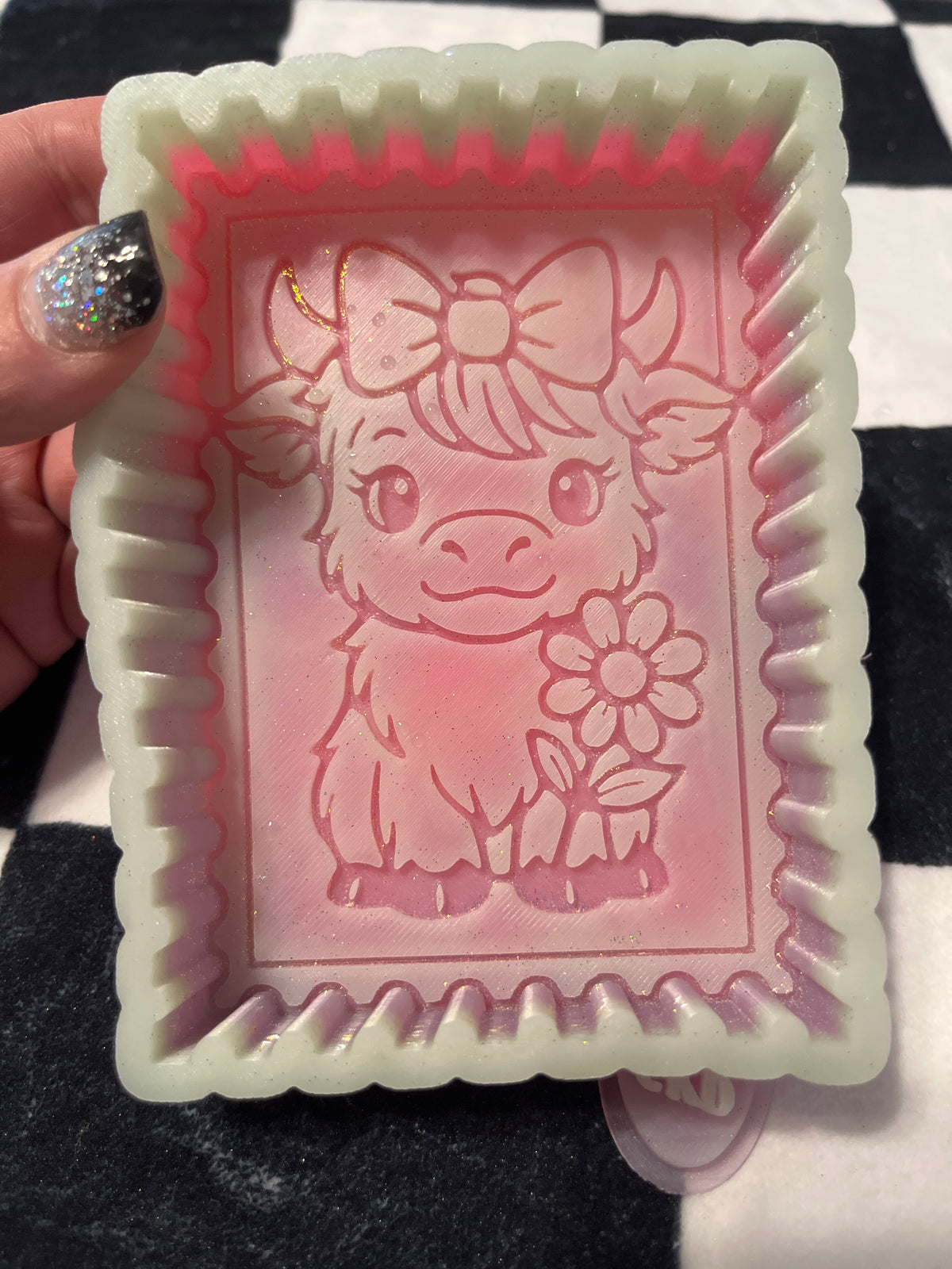 Highland Cow Stamp Destash