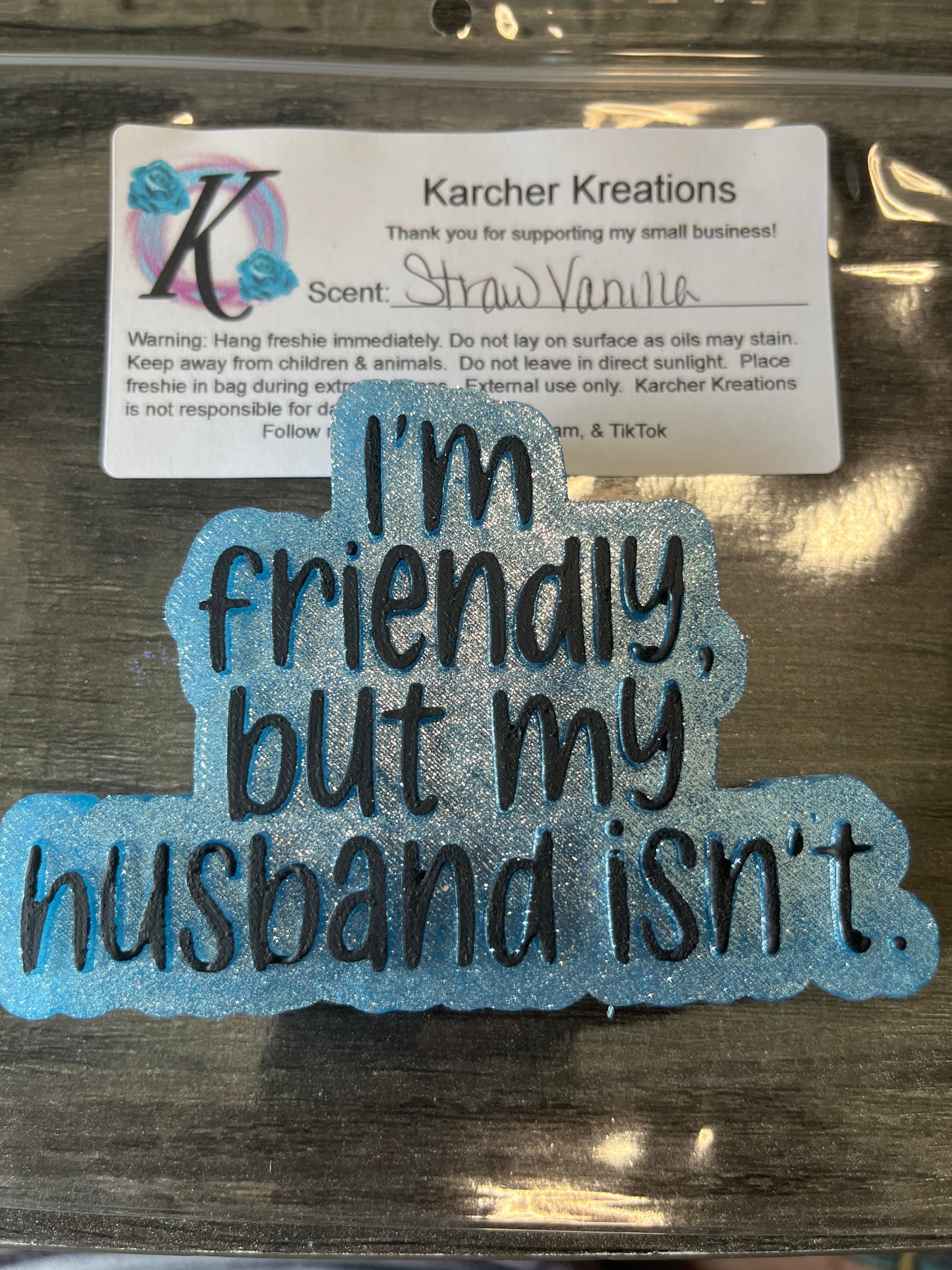I’m Friendly But My Husband Isn’t…. Strawberry Vanilla