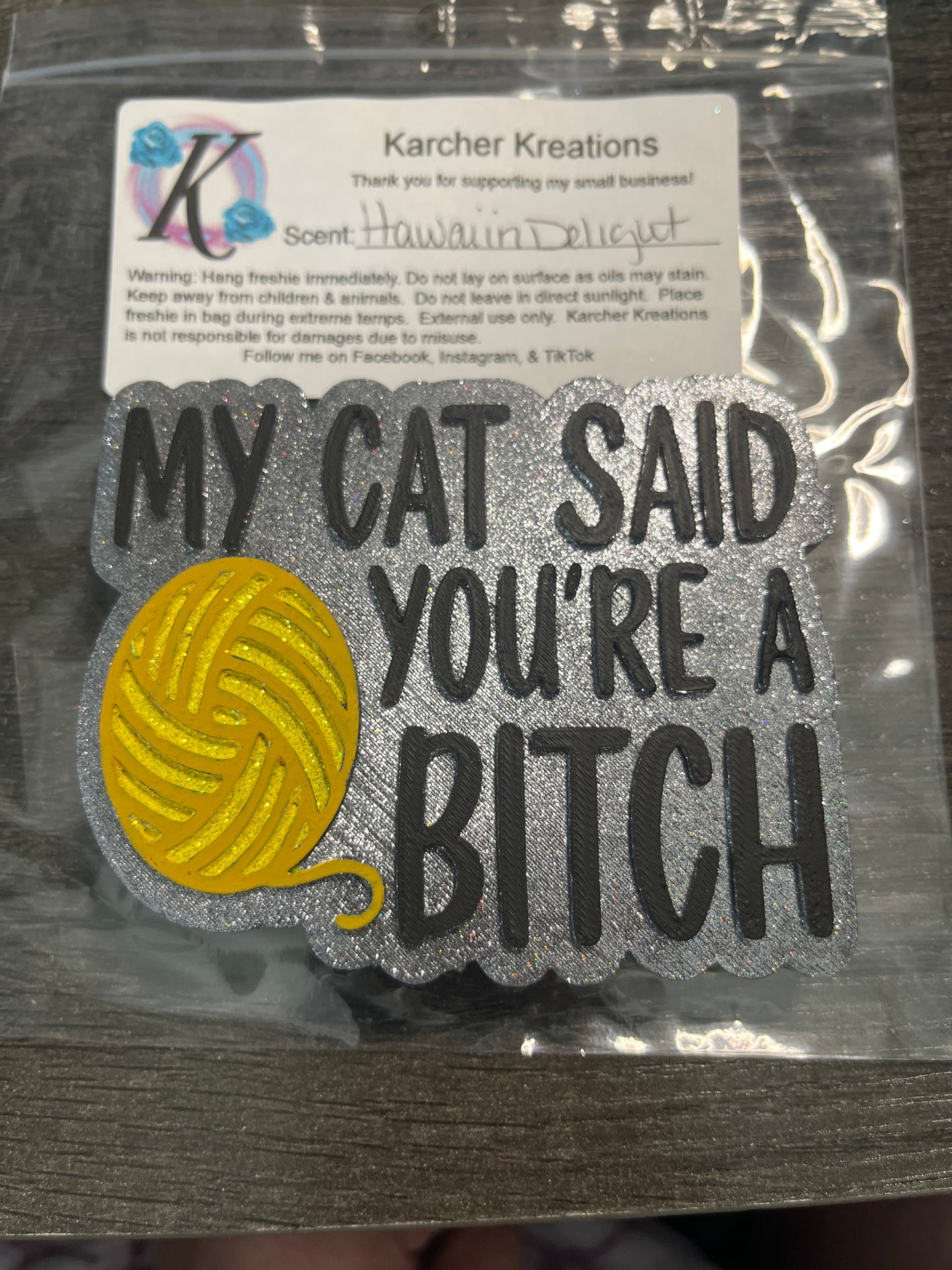 My Cat Said……. Hawaiian Delight