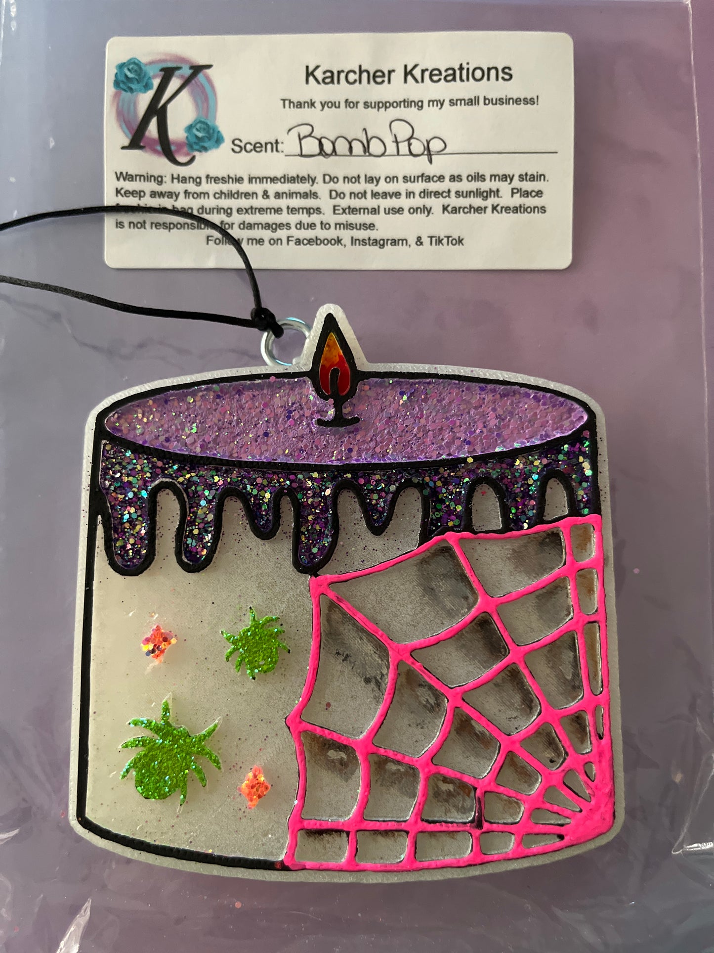 Web Candle- Bomb Pop