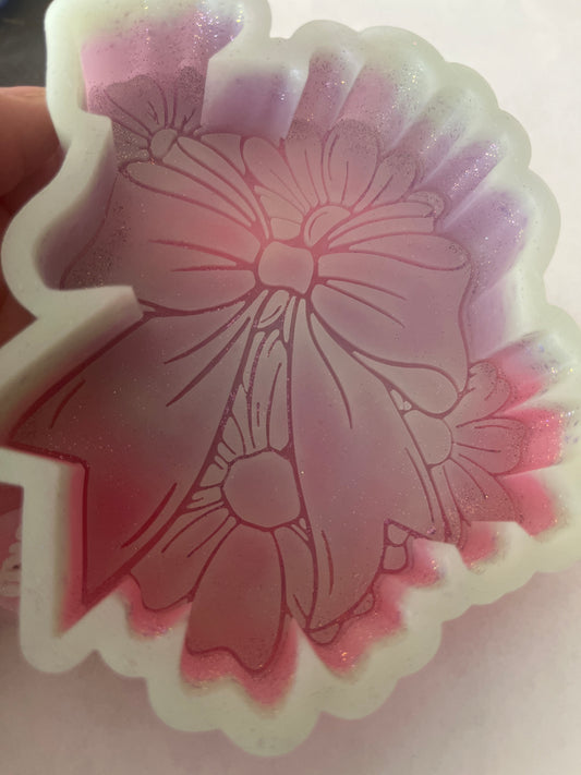 Flowers with bow  Destash
