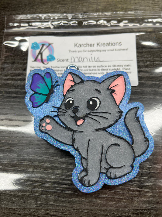 Cat with Butterfly…… Manilla