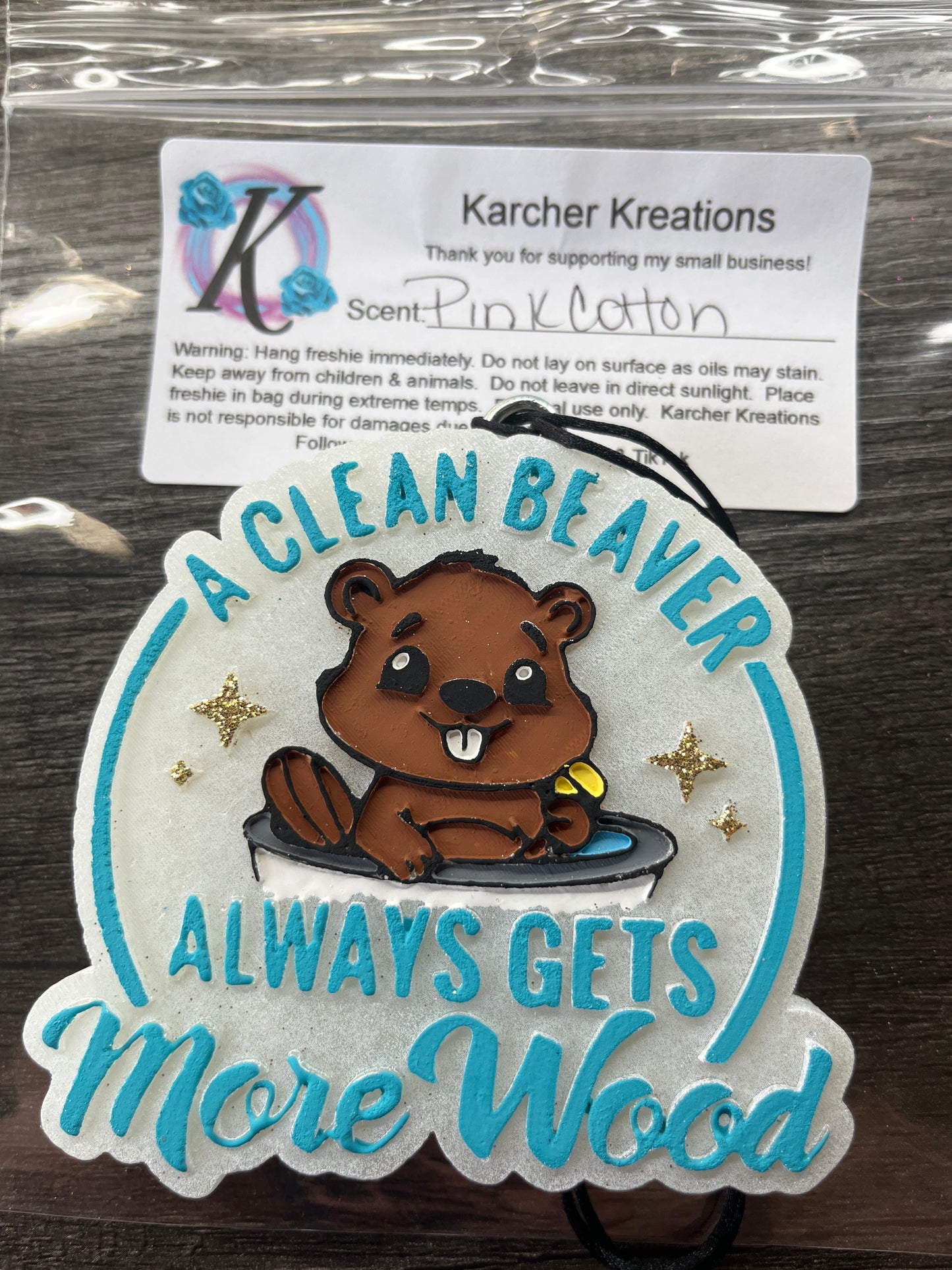 A Clean Beaver…. Pink Cotton