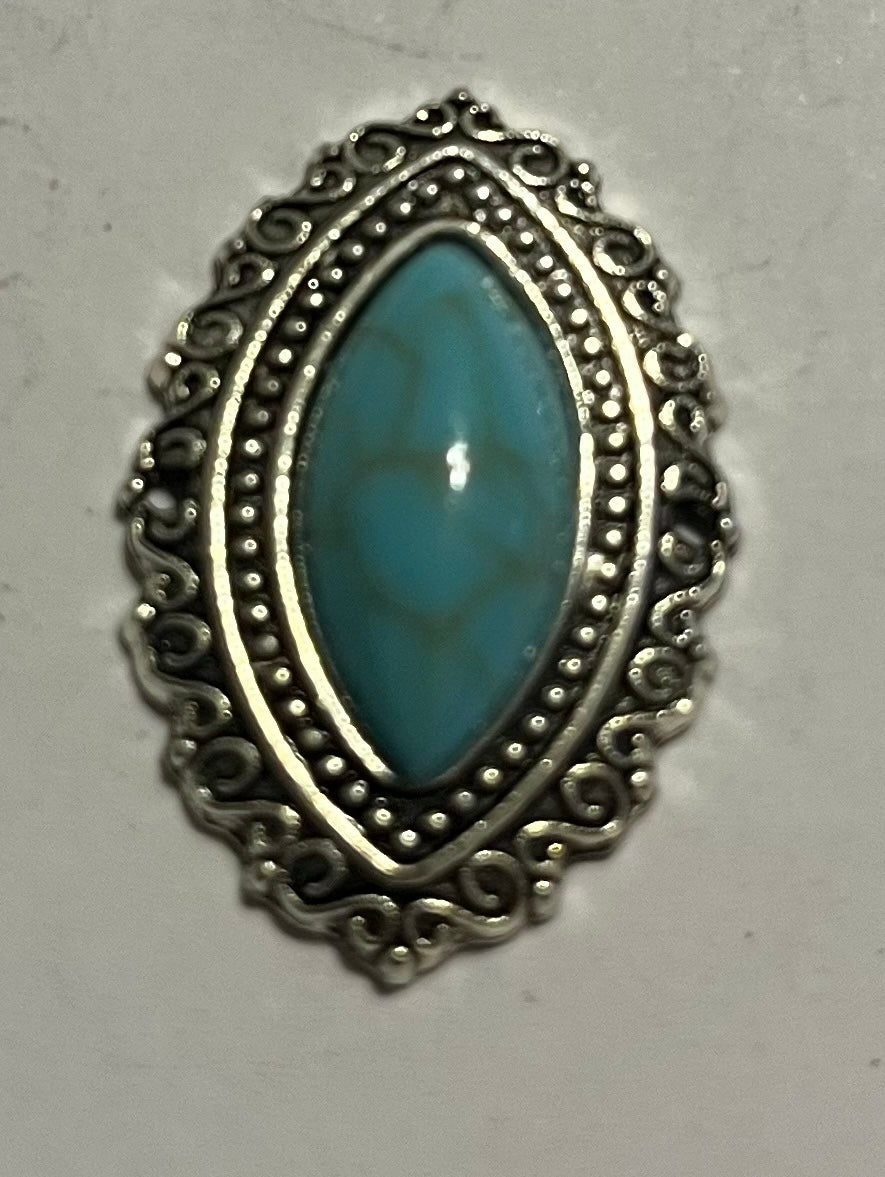 Oval Turquoise decor