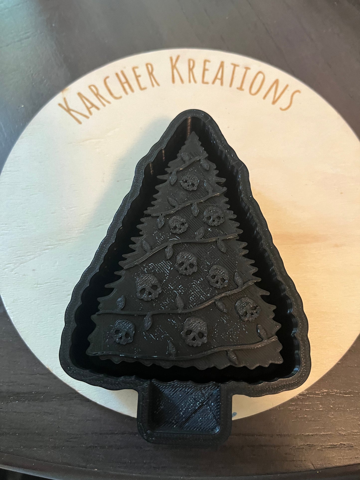 Skull Christmas Tree Mold for Freshies